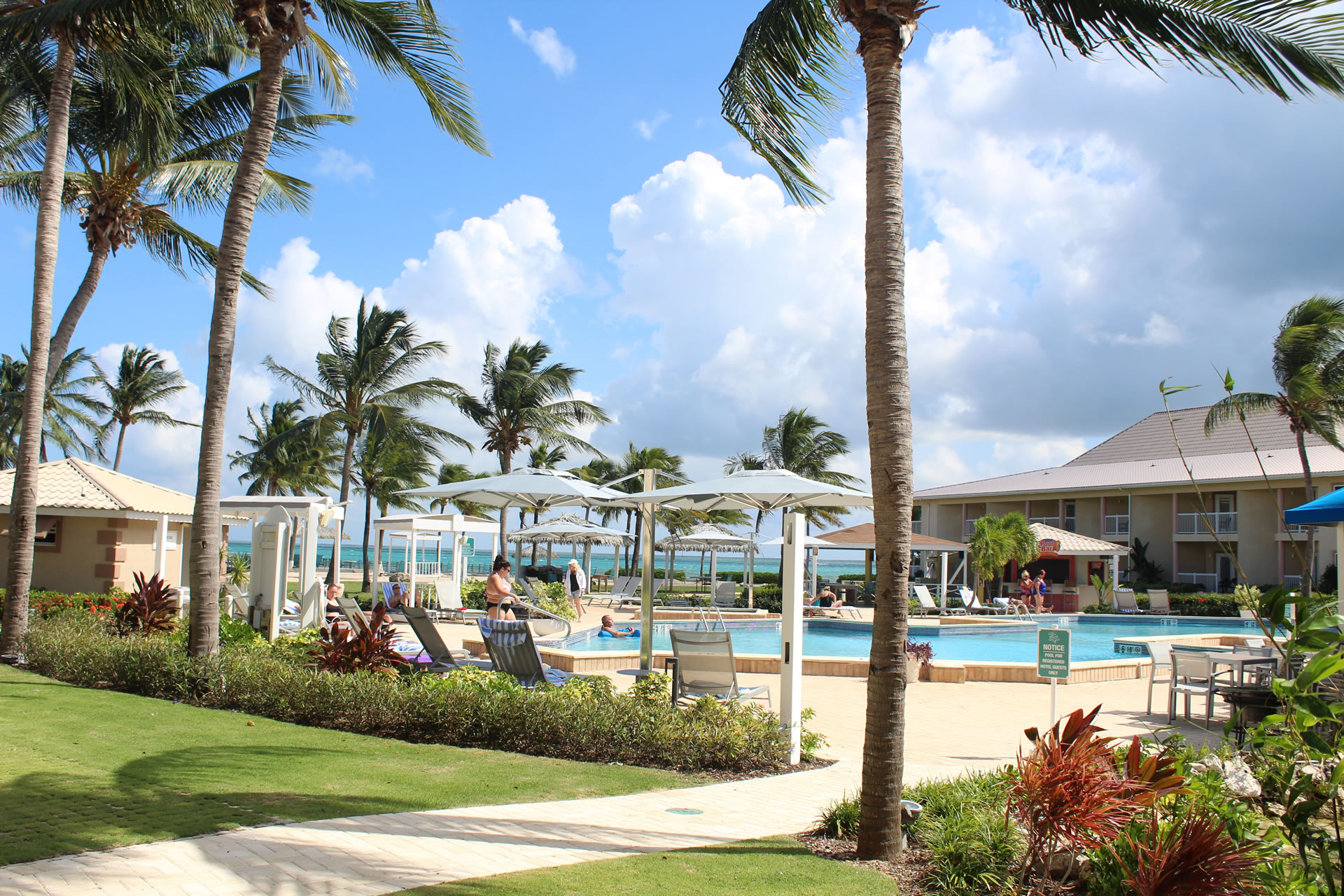 Pool area at the Grand Caymanian Resort.