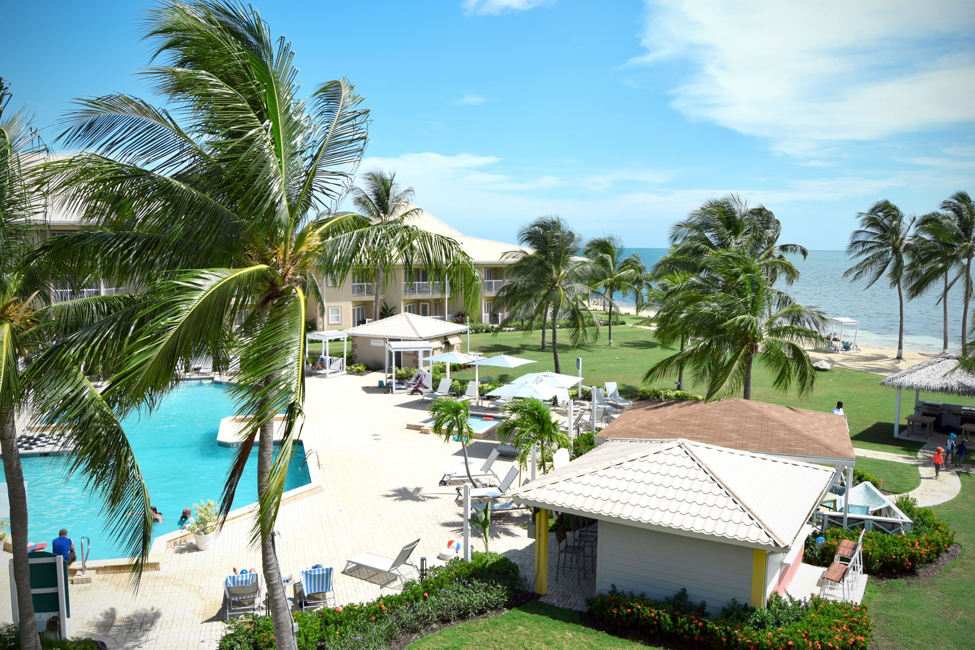 The Grand Caymanian Resort pool and beach area.