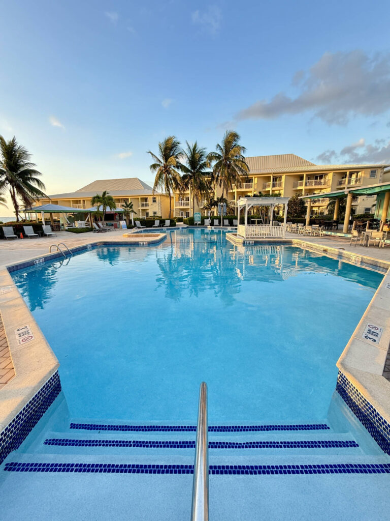 Pool entrance at the Grand Caymanian Resort