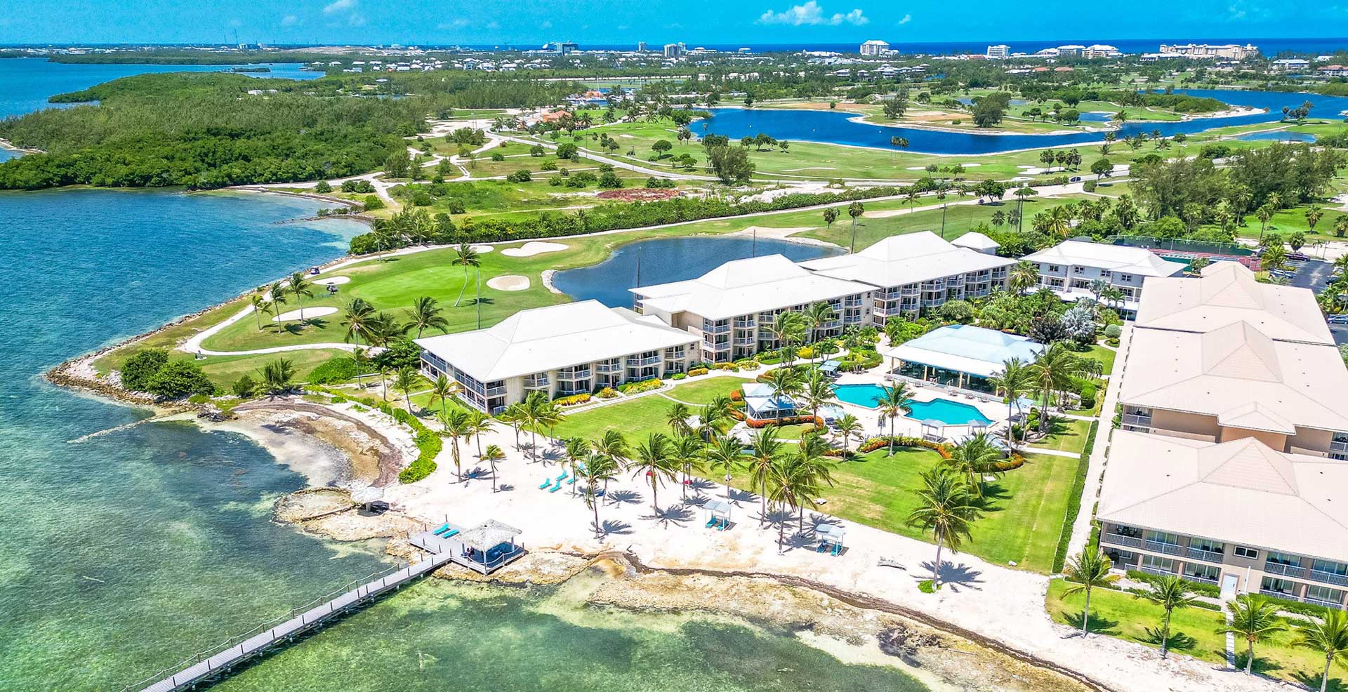 Arial view of the Grand Caymanian Resort.