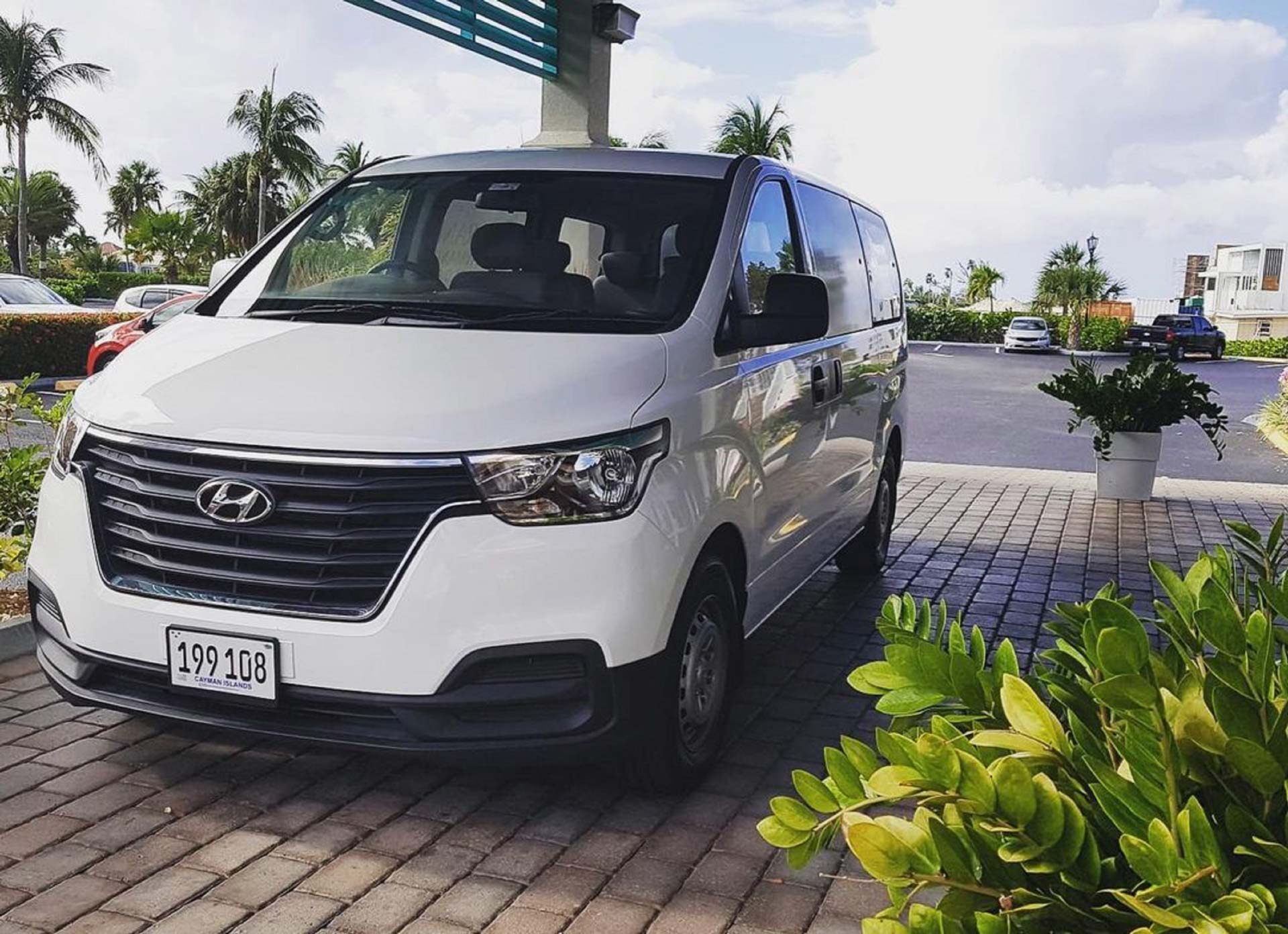 Complimentary shuttle van at the Grand Caymanian Resort.